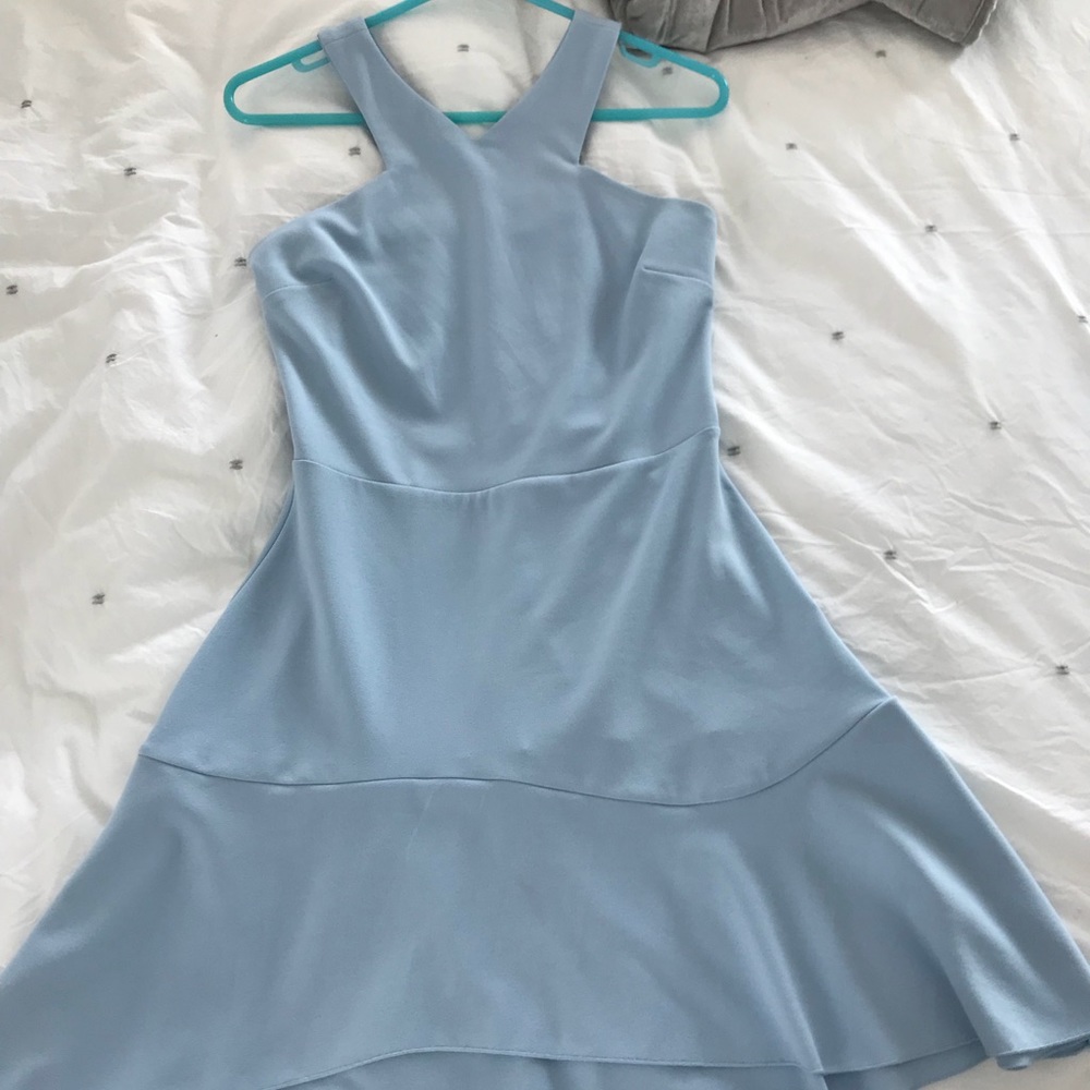 Light blue cocktail dress